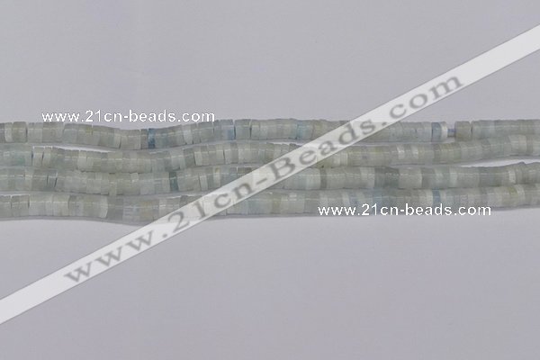 CRB1000 15.5 inches 2*4mm heishi aquamarine beads wholesale