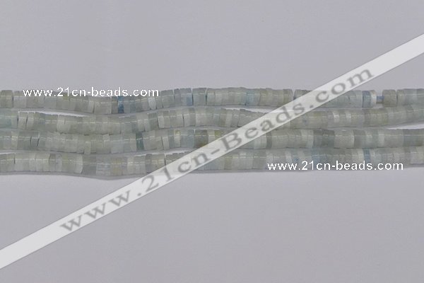 CRB1001 15.5 inches 2*5mm heishi aquamarine beads wholesale