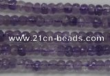 CRB102 15.5 inches 2.5*4mm faceted rondelle amethyst beads