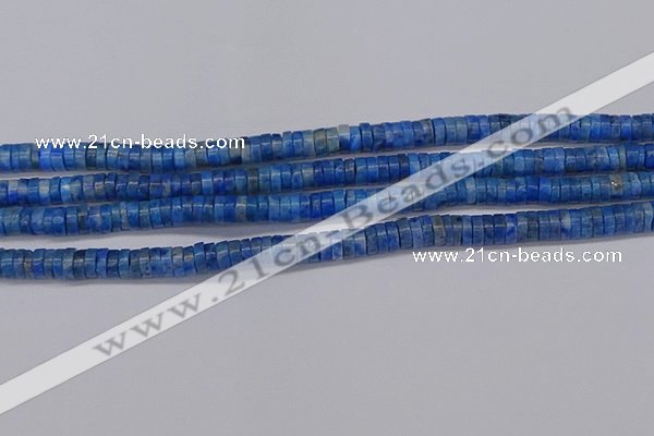 CRB1026 15.5 inches 2*5mm heishi lapis lazuli beads wholesale