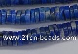 CRB1027 15.5 inches 2*6mm heishi lapis lazuli beads wholesale