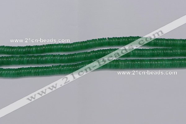 CRB1030 15.5 inches 2*4mm heishi green aventurine beads wholesale