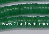 CRB1032 15.5 inches 2*6mm heishi green aventurine beads wholesale