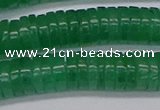 CRB1033 15.5 inches 2*7mm heishi green aventurine beads wholesale