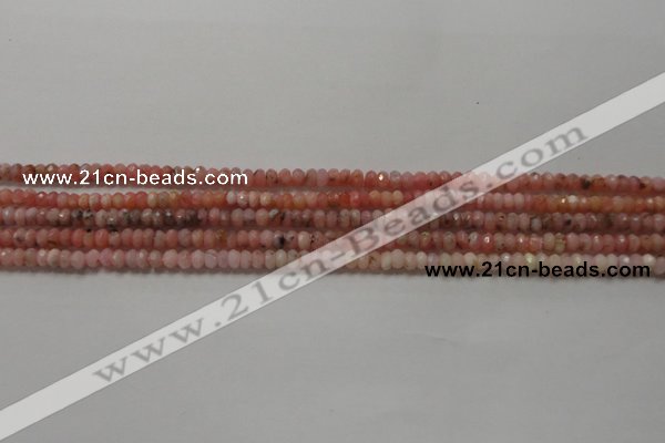 CRB110 15.5 inches 2.5*4mm faceted rondelle opal gemstone beads