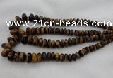 CRB1115 15.5 inches 5*8mm - 9*18mm rondelle tiger eye beads