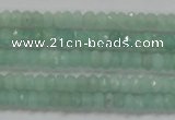 CRB115 15.5 inches 3*4.5mm faceted rondelle amazonite beads