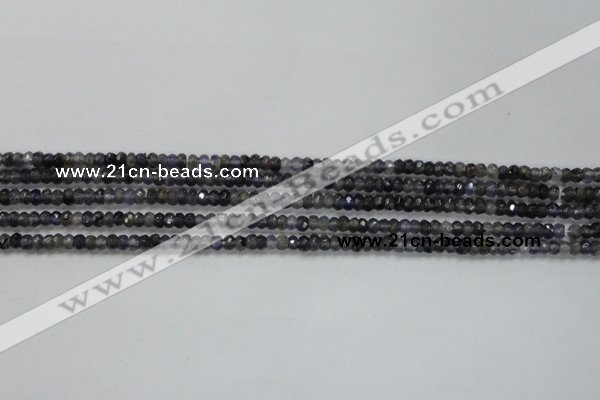 CRB117 15.5 inches 3*5mm faceted rondelle kyanite beads