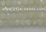 CRB1211 15.5 inches 4*6mm faceted rondelle white moonstone beads