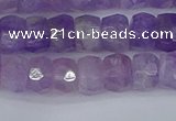 CRB1271 15.5 inches 5*8mm faceted rondelle lavender amethyst beads