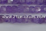 CRB1274 15.5 inches 4*6mm faceted rondelle lavender amethyst beads