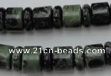 CRB139 15.5 inches 6*12mm & 10*12mm rondelle kambaba jasper beads