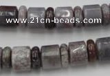 CRB142 15.5 inches 6*12mm & 10*12mm rondelle ocean agate beads