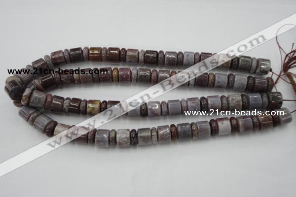 CRB142 15.5 inches 6*12mm & 10*12mm rondelle ocean agate beads