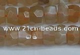 CRB1469 15.5 inches 5*8mm faceted rondelle moonstone beads