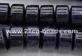 CRB186 15.5 inches 10*16mm rondelle blue dumortierite beads