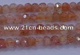 CRB1872 15.5 inches 2*3mm faceted rondelle sunstone beads