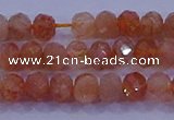 CRB1873 15.5 inches 2.5*4mm faceted rondelle sunstone beads