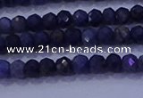 CRB1903 15.5 inches 2*3mm faceted rondelle sapphire beads