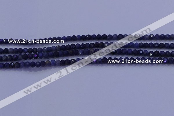 CRB1903 15.5 inches 2*3mm faceted rondelle sapphire beads