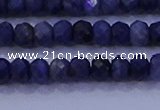 CRB1904 15.5 inches 2.5*4mm faceted rondelle sapphire beads