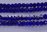 CRB1909 15.5 inches 2*3mm faceted rondelle lapis lazuli beads