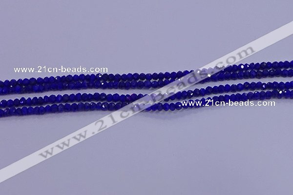 CRB1909 15.5 inches 2*3mm faceted rondelle lapis lazuli beads