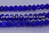 CRB1910 15.5 inches 2.5*4mm faceted rondelle lapis lazuli beads