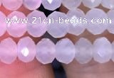 CRB1962 15.5 inches 4*6mm faceted rondelle white moonstone beads