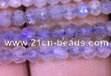 CRB1980 15.5 inches 3*4mm faceted rondelle labradorite beads