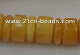 CRB201 15.5 inches 6*18mm - 13*18mm rondelle calcite gemstone beads