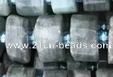 CRB2126 15.5 inches 9mm - 10mm faceted tyre kyanite beads