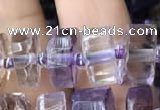 CRB2155 15.5 inches 7mm - 8mm faceted tyre ametrine beads