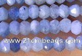 CRB2222 15.5 inches 2*3mm faceted rondelle aquamarine beads