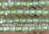 CRB2227 15.5 inches 2*3mm faceted rondelle prehnite beads