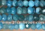 CRB2245 15.5 inches 2*3mm faceted rondelle apatite beads