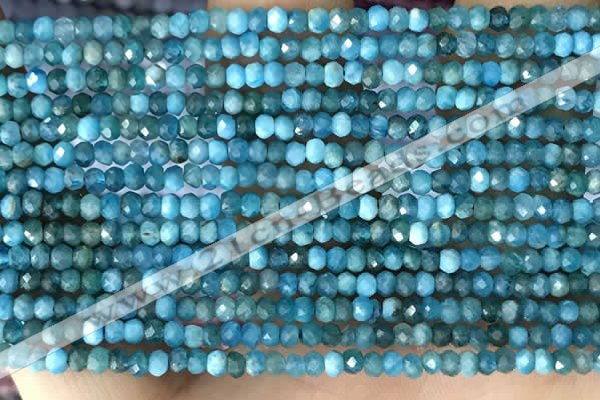 CRB2245 15.5 inches 2*3mm faceted rondelle apatite beads