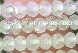 CRB2258 15.5 inches 3*4mm faceted rondelle prehnite beads