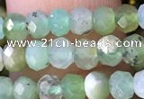 CRB2259 15.5 inches 3*5mm faceted rondelle Australia chrysoprase beads