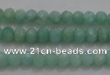 CRB226 15.5 inches 2.5*4mm faceted rondelle amazonite beads