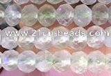 CRB2272 15.5 inches 3*4mm faceted rondelle prehnite beads