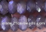 CRB2287 15.5 inches 5*8mm faceted rondelle moonstone beads