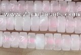 CRB2550 15.5 inches 2*4mm heishi rose quartz beads wholesale