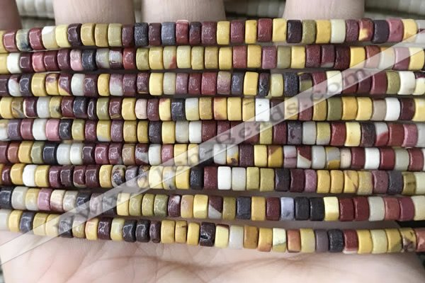 CRB2574 15.5 inches 2*4mm heishi mookaite beads wholesale