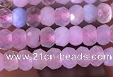 CRB2605 15.5 inches 2*3mm faceted rondelle morganite beads