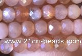 CRB2625 15.5 inches 2*3mm faceted rondelle moonstone beads