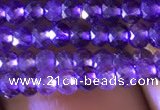 CRB2630 15.5 inches 2*3mm faceted rondelle amethyst beads