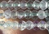 CRB2639 15.5 inches 2*3mm faceted rondelle fluorite gemstone beads