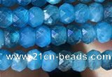 CRB2640 15.5 inches 2*3mm faceted rondelle apatite gemstone beads