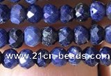 CRB2642 15.5 inches 2*3mm faceted rondelle sapphire beads wholesale